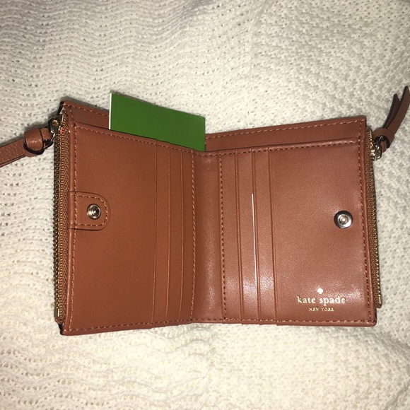 Kate Spade brown two-fold wallet - Picture 2 of 3